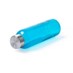 Gourde en verre abordable aux couleurs vives 500 ml Crystal Water couleur bleu deuxième vue