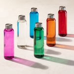 Gourde en verre abordable aux couleurs vives 500 ml Crystal Water couleur bleu quatrième vue