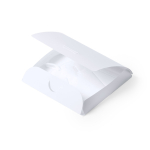 Grand porte-masque en plastique blanc à personnaliser Folder