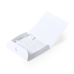 Grand porte-masque en plastique blanc à personnaliser Folder