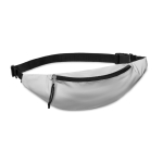 Sac banane en polyester argenté réfléchissant Night Vision couleur argenté mat