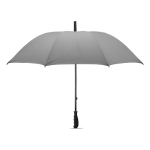 Parapluies personnalisés en polyester réfléchissant Ø103 Bright Night couleur argenté mat