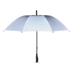 Parapluies personnalisés en polyester réfléchissant Ø103 Bright Night couleur argenté mat deuxième vue