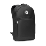 Sac à dos d'entreprise avec lumière COB fabriqués en RPET Light couleur noir deuxième vue