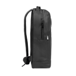 Sac à dos d'entreprise avec lumière COB fabriqués en RPET Light couleur noir sixième vue
