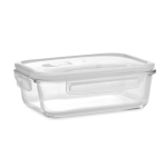 Lunch box en verre transparent avec couvercle hermétique 900ml Crystal couleur transparent