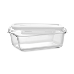 Lunch box en verre transparent avec couvercle hermétique 900ml Crystal couleur transparent deuxième vue