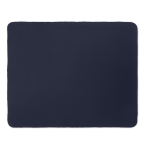 Couverture polaire RPET personnalisée, design simple 180 g/m² Baqueira couleur bleu sixième vue