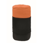 Couverture polaire RPET personnalisée, design simple 180 g/m² Baqueira couleur orange