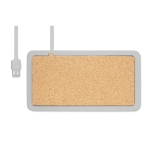 Set de table avec chargeur et support en pierre calcaire Copenhague couleur gris quatrième vue