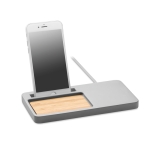 Set de table avec chargeur et support en pierre calcaire Copenhague couleur gris cinquième vue