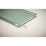 Carnet recyclé personnalisé pas cher A5 feuilles lignées RPET cinquième vue photographique