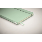 Carnet recyclé personnalisé pas cher A5 feuilles lignées RPET cinquième vue photographique