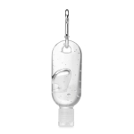 Gel pour mains personnalisable avec mousqueton 30ml Portable couleur transparent deuxième vue