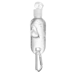 Gel pour mains personnalisable avec mousqueton 30ml Portable couleur transparent troisième vue
