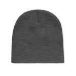 Bonnet d'hiver élastique unisexe personnalisable en RPET Sweden couleur gris foncé