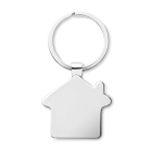 Porte-clés de merchandising en forme de maison Bamboo Home couleur bois deuxième vue