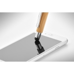 Stylo tactile en bambou, finition chromée, Encre bleue Zurich Bamboo couleur bois vue photographique