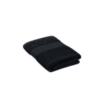 Petite serviette de bain en coton bio Cotton Small couleur noir