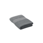 Petite serviette de bain en coton bio Cotton Small couleur gris