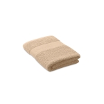 Petite serviette de bain en coton bio Cotton Small couleur ivoire