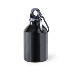 Petite gourde en alu de couleur vive avec mousqueton 330 ml Cruiser couleur noir première vue