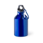 Petite gourde en alu de couleur vive avec mousqueton 330 ml Cruiser couleur bleu première vue