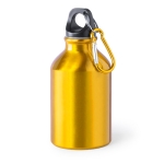 Petite gourde en alu de couleur vive avec mousqueton 330 ml Cruiser couleur jaune