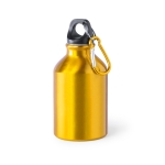 Petite gourde en alu de couleur vive avec mousqueton 330 ml Cruiser couleur jaune première vue