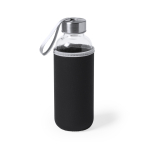 Gourde en verre personnalisée avec étui 420 ml Crystal Colorful première vue
