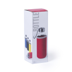 Gourde en verre personnalisée avec étui 420 ml Crystal Colorful deuxième vue