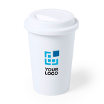 Tasse à emporter antibactérien en plastique de 450 ml Antibacterial vue principale