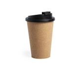 Mug take away personnalisées en liège de 350 ml Takeaway Cork couleur marron première vue