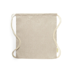 Sac à dos à cordons en coton recyclé 120 gr/m2 Recycled Cotton première vue