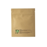 Pot de fleur personnalisé avec enveloppe avec 5 couleur marron troisième vue