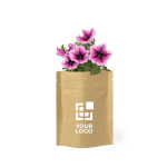 Pot de fleur personnalisé avec enveloppe avec 5 vue principale