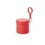 Poncho avec boîte étui colorée personnalisable 127x102cm Travel Box couleur rouge première vue