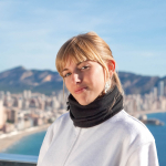 Cache-cou polaire ajustable pour la publicité anti-boulochage Adjust couleur vert cinquième vue