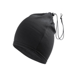 Cache-cou avec logo 280 gr/m2 avec fermeture ajustable Adjust Warm couleur noir troisième vue