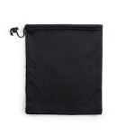Cache-cou avec logo 280 gr/m2 avec fermeture ajustable Adjust Warm couleur noir quatrième vue