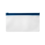 Grand sac pour masque personnalisé avec fermeture zip Large couleur bleu