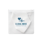 Petit sac à masque avec logo en EVA à fermeture Small couleur blanc image avec logo 4