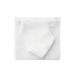 Petit sac à masque avec logo en EVA à fermeture Small couleur blanc troisième vue