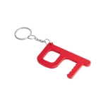 Porte-clés anti-contact antibactérien en différentes couleurs Colors couleur rouge