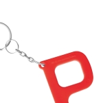 Porte-clés anti-contact antibactérien en différentes couleurs Colors couleur rouge troisième vue