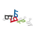 Porte-clés anti-contact antibactérien en différentes couleurs Colors