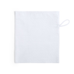 Porte-masque en tissu respirant personnalisé avec élastique Sack couleur blanc première vue