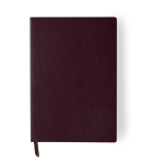 Carnet imprimé en similicuir A5 avec des pages lignées Soft Classic couleur bordeaux première vue