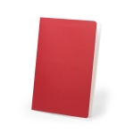 Carnet sérigraphié aux couleurs vives A5 avec pages lisses University couleur rouge première vue