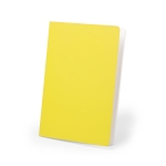 Carnet sérigraphié aux couleurs vives A5 avec pages lisses University couleur jaune première vue